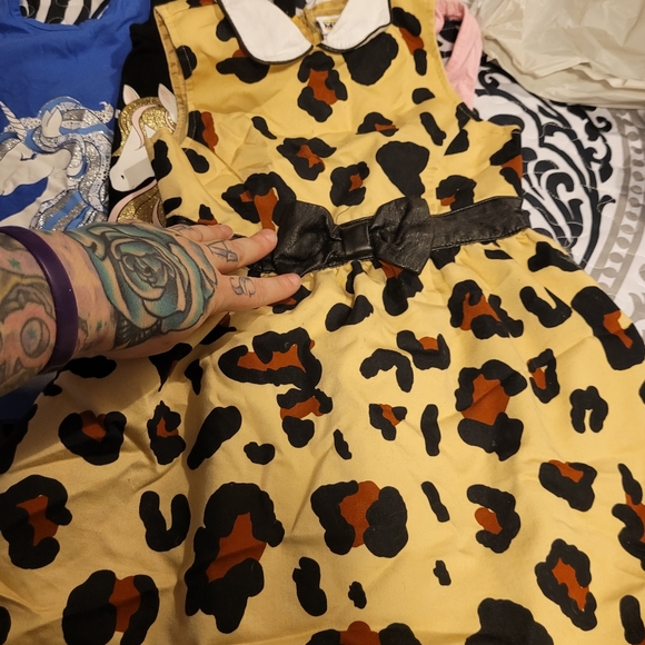 3 dresses, 4 tanks, 2 shirts, 2 tutus and tights. - Picture 7 of 10